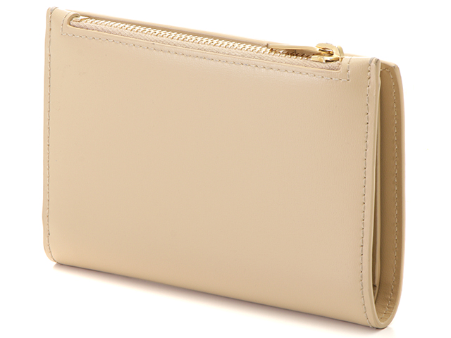 SAINT LAURENT サンローラン 二つ折り財布 580058 ベージュ 箱有り