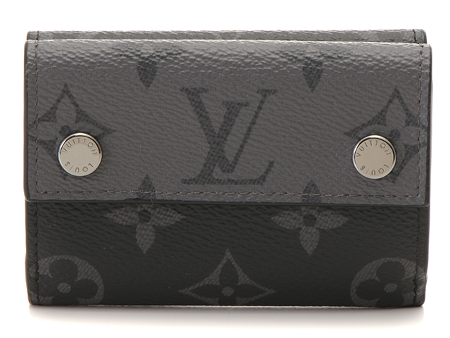 LOUIS VUITTON　ルイヴィトン　三つ折り財布　ディスカバリーコンパクトウォレット　M45417　モノグラム・エクリプス　リバース　 製造番号無し　定価：¥70,400 【433】