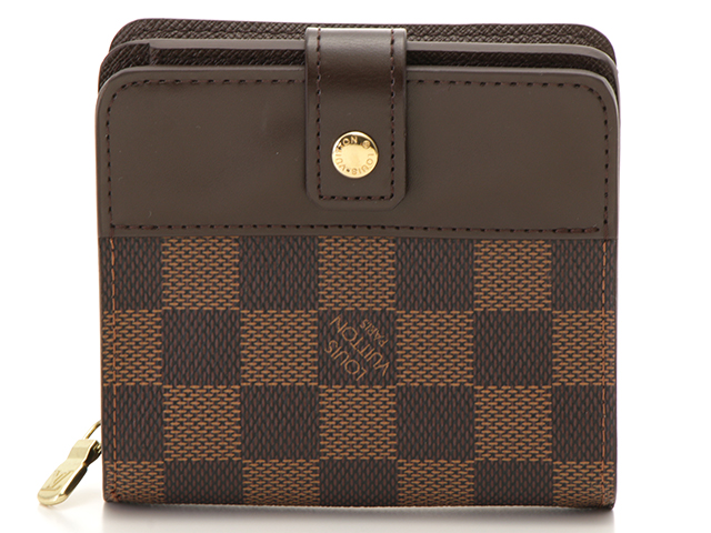 ルイヴィトン ダミエ コンパクトジップ N61668 CA1001 財布 LOUIS VUITTON ルイ ヴィトン 財布 極美品 コンパクトジップ