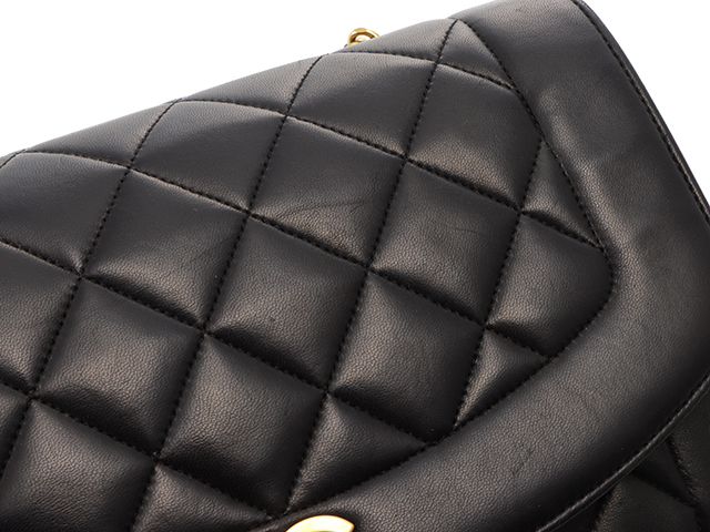 CHANEL シャネル ダイアナマトラッセ チェーンショルダー ラムスキン ...