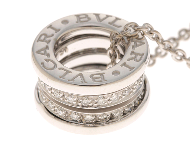 BVLGARI ブルガリ b-zero1 ネックレス ホワイトゴールド 箱付き
