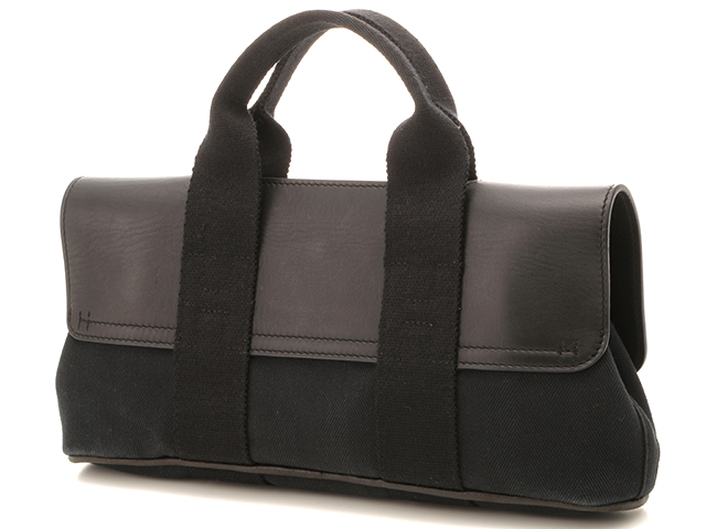 HERMES エルメス ハンドバッグ ヴァルパライソPM ブラック
