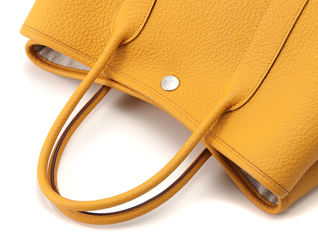 HERMES エルメス ガーデンパーティTPM ジョーヌアンブル