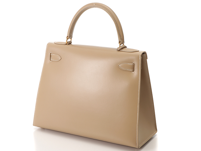 最終‼美品！HERMES バングルケリーカデナ ゴールドベージュ茶系 BOX付き HERMES エルメス バングル ケリーバングル カデナ カーフ