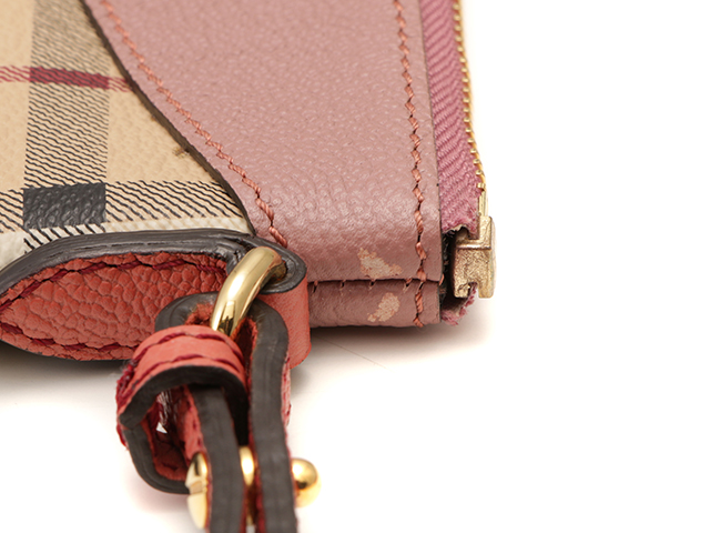 値下げ！BURBERRY ショルダーバッグ ピンク ベージュ チェック 値下げ！BURBERRY ショルダーバッグ ピンク ベージュ チェック