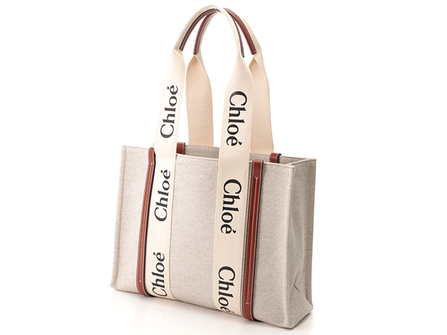 CHLOE クロエ woodyミディアムトート S383E66W-90U ブラウン CHLOE クロエ woodyミディアムトート S383E66W-90U ブラウン