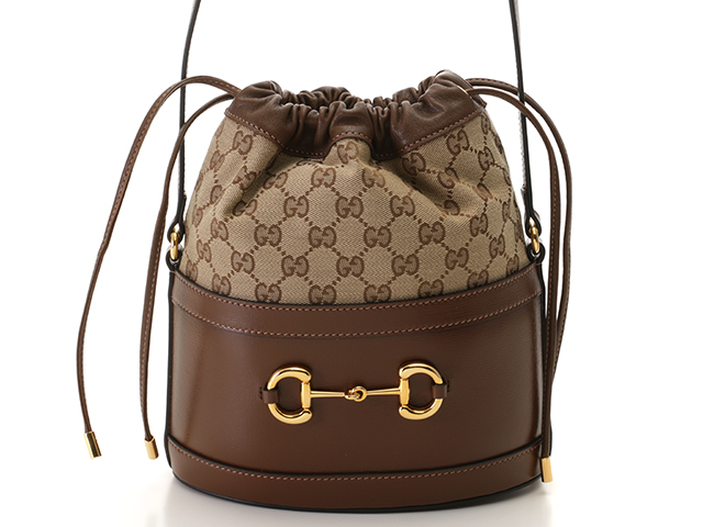 ネット限定】GUCCI グッチ ＧＧホースビット1955バケットバッグ 602118