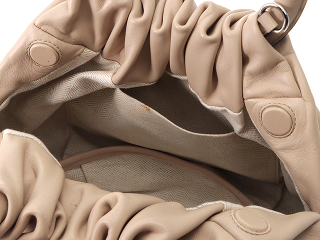 LOEWE ロエベ アナグラム バウンスバッグ 2WAY ベージュ カーフ【433