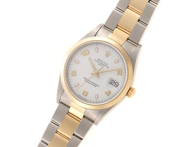 ロレックス ROLEX 15203 U番(1998年頃製造) ホワイト メンズ 腕時計