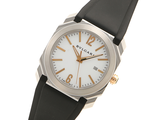 ブルガリ BVLGARI BGO41S ホワイト メンズ 腕時計