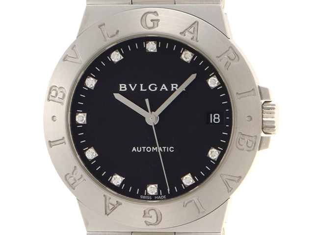 BVLGARI ブルガリスポーツ LCV35S ステンレス ブラック文字盤 11