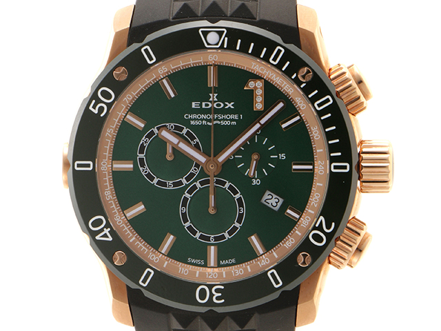 2022年7月 正規店印 限定300本 EDOX エドックス 時計 クロノ