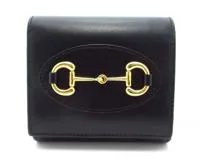 GUCCI グッチ 財布 ホースビット1955 ブラック カーフ 621891