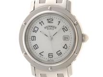 HERMES エルメス 腕時計 クリッパー CL6.410 レディース クォーツ ステンレススティール【472】SJ