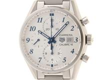 TAG HEUER タグホイヤー カレラ 日本限定モデル CBK2114.BA0715 シルバー文字盤 メンズ 自動巻き （2148103505638）【200】