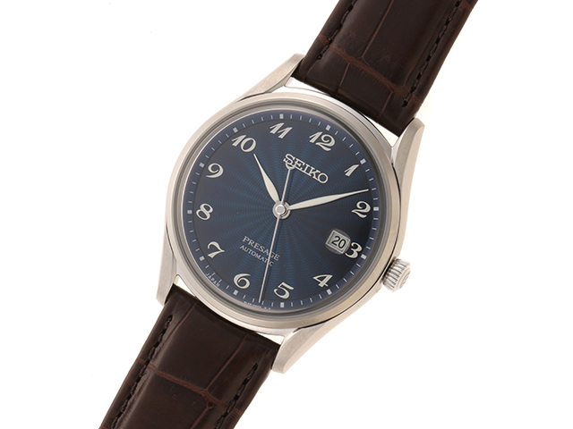 セイコー SEIKO プレサージュ SARA021 ブルー ステンレススチール 自動巻き メンズ 腕時計