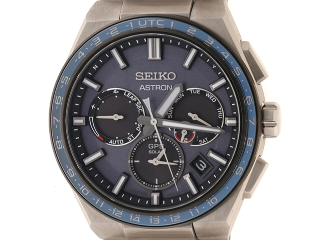 セイコー SEIKO 腕時計 メンズ SBXC109 アストロン ネクスター 5Xシリーズ チタニウム NEXTER 5X series Titanium GPS衛星電波ソーラー（5X53） ブルーグレーxシルバー アナログ表示