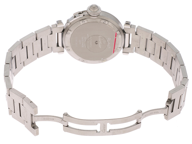 Cartier カルティエ　男女兼用 オートマチック　パシャC メリディアン W31029M7　シルバー文字盤 SS【472】HK