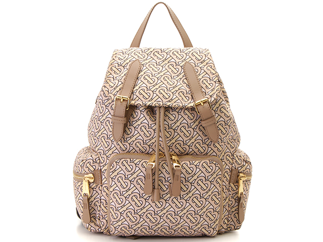 BURBERRY バーバリー TheRucksack M バックパック ベージュ ナイロン/レザー 【430】2148103507021【中古】【大黒屋】  の購入なら「質」の大黒屋（公式）