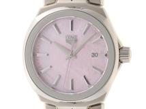 TAG HEUER タグホイヤー リンク WBC1317.BA0600 時計 クォーツ ピンクシェル文字盤 SS ステンレス【472】HU