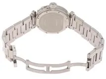 CARTIER　カルティエ　腕時計　パシャC　W31074M7　	自動巻き　ステンレススティール　ホワイト文字盤　男女兼用【433】
