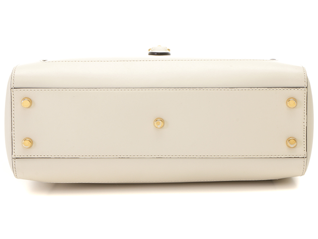 GUCCI　グッチ　ジャッキー1961　ミディアムトート　ホワイト　レザー GUCCI グッチ ジャッキー1961 ミディアムトート ホワイト レザー
