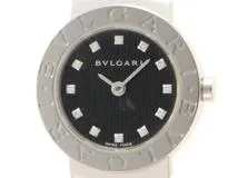 BVLGARI　ブルガリ　女性用時計　ブルガリブルガリ　BB23SS　クォーツ　SS　ブラック文字盤　12Pダイヤ （2148103509148）【200】T