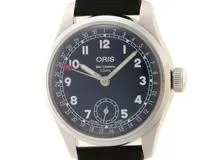 ORIS オリス 腕時計 メンズ ビッグクラウン ポインターデイト キャリバー403 ブルー ステンレススチール レザー  2148103509285【430】