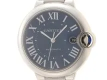 Cartier　カルティエ　バロンブルードゥカルティエ　WSB0061　SS　ブルー文字盤　自動巻き　2148103509315【437】
