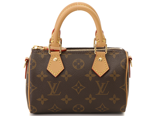 LOUIS VUITTON モノグラム バッグ LOUIS VUITTON ルイ・ヴィトン バッグ ナノ・スピーディ モノグラム