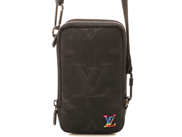 LOUIS VUITTONダブル・フォンポーチ 3Dモノグラム LOUISVUITTON ルイ ヴィトン ダブル・フォンポーチ 3D