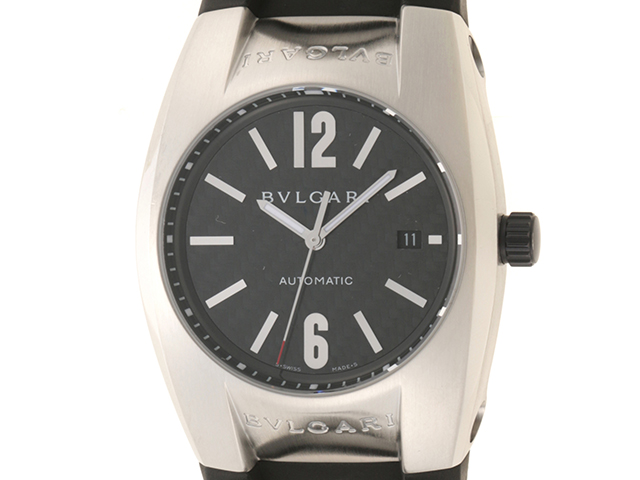 BVLGARI ブルガリ エルゴン EG40S ブラック ステンレススチール BVLGARI ブルガリ エルゴン EG40S ブラック ステンレススチール