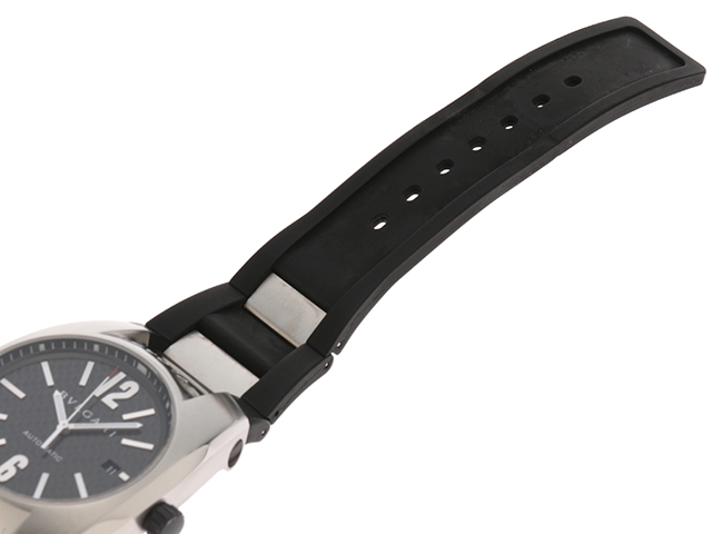 BVLGARI ブルガリ エルゴン EG40S ブラック ステンレススチール