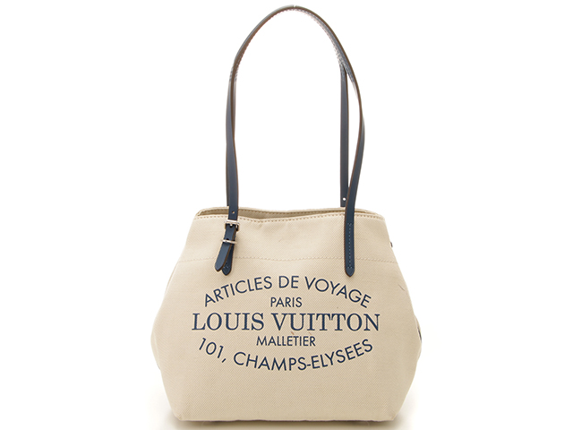 LOUIS VUITTON ルイヴィトン カバPM キャンバス/レザー ホワイト