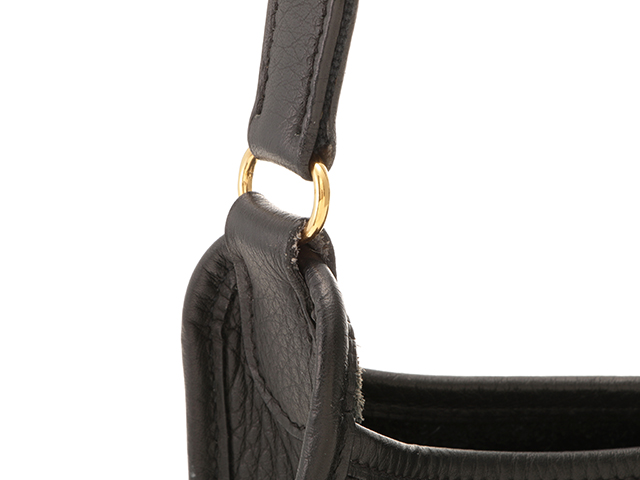 HERMES エルメス ショルダーバッグ ヴェスパPM ブラック