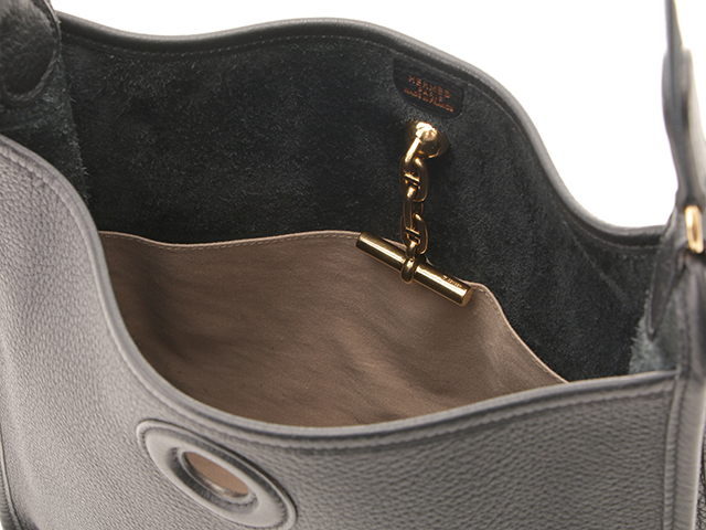 HERMES エルメス ショルダーバッグ ヴェスパPM ブラック トリヨン