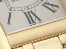 Cartier　カルティエ　タンクアメリカンSM　イエローゴールド　クオーツ　レディース　腕時計　【433】
