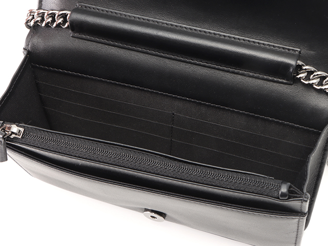 Chanel ブラック パテントレザー ポニーヘア CCロゴ KG28488 n21062400600-10_cac9e27c-820c-