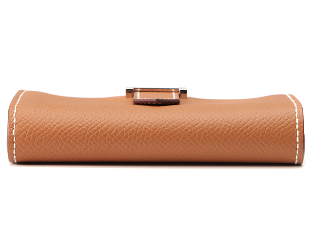HERMES エルメス ベアン コンビネ 三つ折り ミニ財布 ゴールド HERMES エルメス ベアン コンビネ 三つ折り ミニ財布 ゴールド