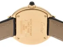 Cartier カルティエ エルプスSM アールデコ 1480 18K/革ベルト ローマ数字 アイボリー文字盤 時計 クォーツ【472】HU