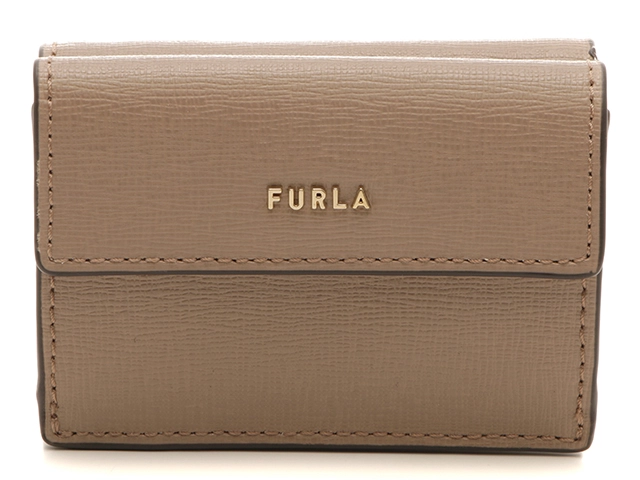 FURLA フルラ バビロン トライフォールド ウォレット グレージュ