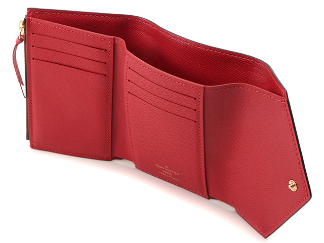 【ルイヴィトン 】美品　ダミエ　ポルトフォイユ　ヴィクトリーヌ　レッド 楽天市場】【財布】LOUIS VUITTON ルイ ヴィトン ダミエ