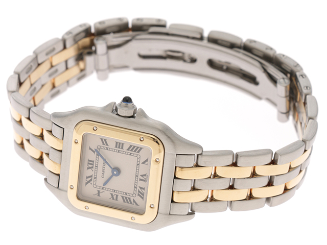 Cartier カルティエ 時計 パンテールSM 2ロウ W25029B6 アイボリー