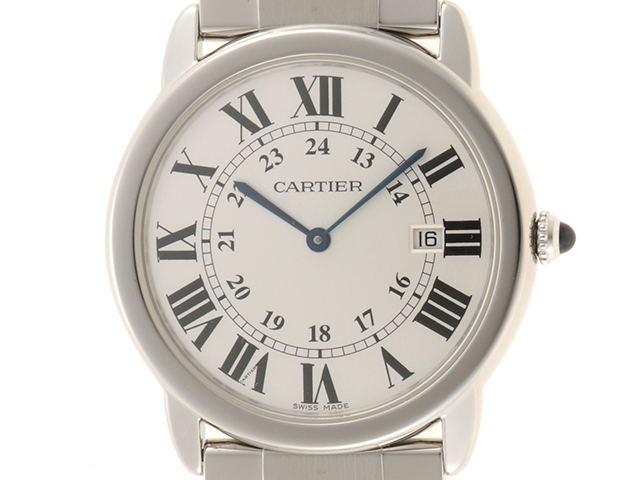 Cartier カルティエ ロンドソロLM W6701005 3603 SS/SS シルバー文字盤 クォーツ 【430】2148103529986  の購入なら「質」の大黒屋（公式）