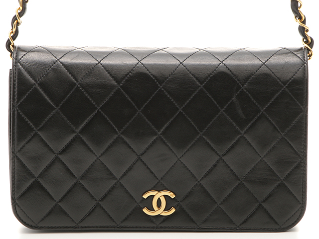 CHANEL シャネル フルフラッププッシュロックマトラッセチェーン 