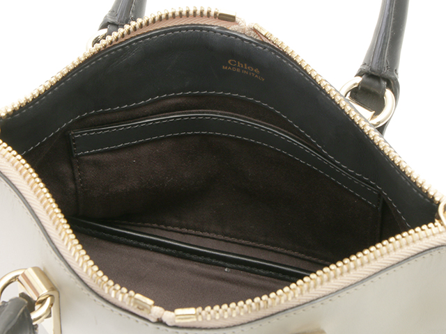 Chloe クロエ ベイリー 2WAYショルダー ネイビー カーキ レザー