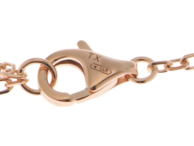 カルティエ ダムールXS K18YGピンクサファイアゴールドブレスレット