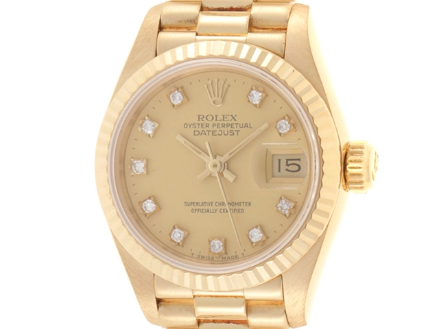 ROLEX ロレックス デイトジャスト 69178G シャンパン文字盤