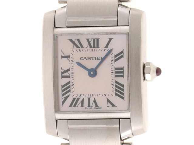 Cartier カルティエ 時計 タンクフランセーズSM W51028Q3 クオーツ ...