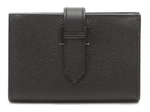 Hermès　エルメス　ベアンミニモノクローム　ブラック／ＳＶ　2148103546754【471】Ｎ